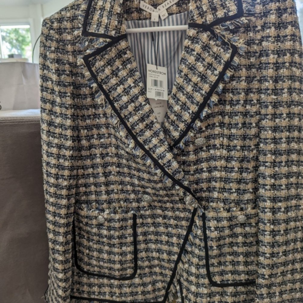 Theron Houndstooth Blazer VERONICA BEARD